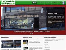 Tablet Screenshot of lacasadelosmilrepuestos.com